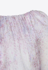 Floral Print Silk Blouse