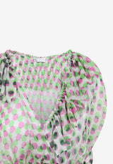 Cally Polka Dots Silk Top