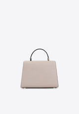 Micro Iside Leather Top Handle Bag
