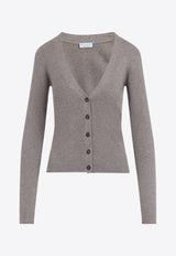 V-neck Knit Cardigan