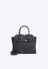 Mini Milano Leather Top Handle Bag