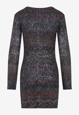 Long-Sleeved Mini Dress