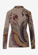 Paisley Knitted Cardigan