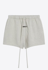 Fear Of God Essentials Logo Patch Mini Shorts Gray 160SP255712FW_FEARE-HS