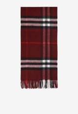 Giant Check Cashmere Scarf