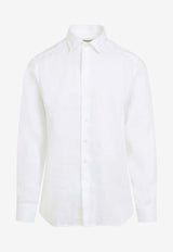 قميص طويل الأكمام بشعار الماركة