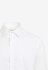 قميص طويل الأكمام بشعار الماركة