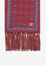 وشاح من الحرير بطبعة تشامبر