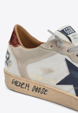 Ballstar Leather and Suede Sneakers
