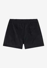 Stone Island Kids Boys Compass Patch Swim Shorts Blue 16B100002-CS0043/S_STONE-V0020