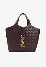 Icare Quilted Leather Tote Bag