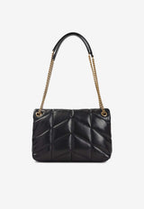 Small Puffer Nappa Leather Shoulder Bag