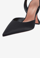 Holli 95 Slingback Satin Pumps