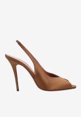 Kistina 105 Slingback Satin Sandals