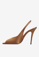 Kistina 105 Slingback Satin Sandals
