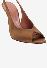 Kistina 105 Slingback Satin Sandals