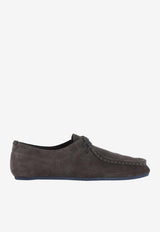 Stitched Suede Loafers