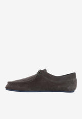 Stitched Suede Loafers