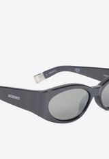 Oval Acetate Sunglasses