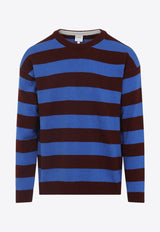 Striped Long-Sleeved Sweater