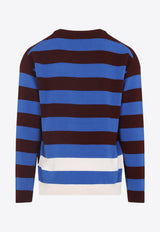 Striped Long-Sleeved Sweater