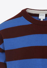 Striped Long-Sleeved Sweater