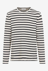 Striped Long-Sleeved Top