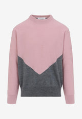 Two-Toned Wool Sweater
