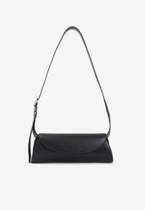 Small Cannolo Calf Leather Shoulder Bag