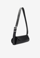Small Cannolo Calf Leather Shoulder Bag