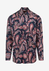 Long-Sleeved Paisley Shirt