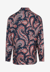 Long-Sleeved Paisley Shirt