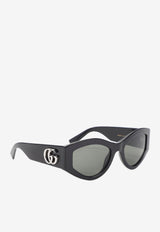 Oval Acetate Sunglasses