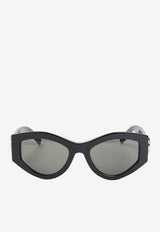 Oval Acetate Sunglasses