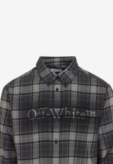 Off Spray Book Check Flannel Shirt