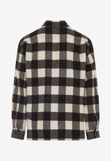 Checked Wool Overshirt