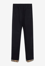 Griffin Checked-Cuff Pants