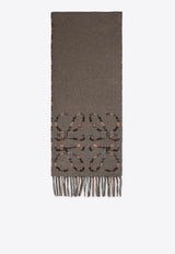 Anagram Silk and Cashmere Scarf