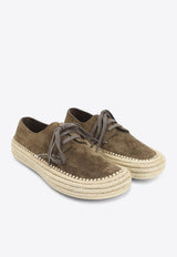 Rio Suede Espadrilles with Logo