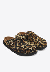 Boston Leopard Print Mules