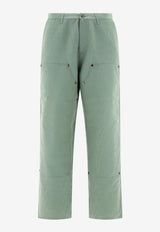 Double-Knee Straight Pants