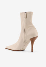 90 Leather Square Boots