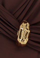 Classic One-Shoulder Maxi Dress