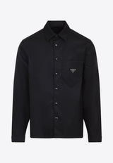 Triangle Logo Long-Sleeved Shirt