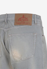 Corduroy Straight-Leg Pants