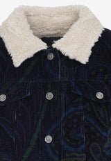 Paisley Jacquard Corduroy Jacket