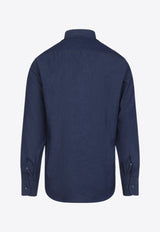 Pegaso Embroidered Long-Sleeved Shirt