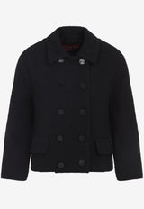Boucle Double-Breasted Short Coat