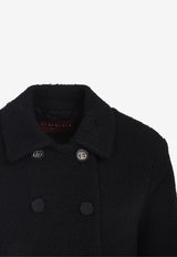 Boucle Double-Breasted Short Coat