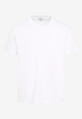 Pegaso-Embroidered Crewneck T-shirt